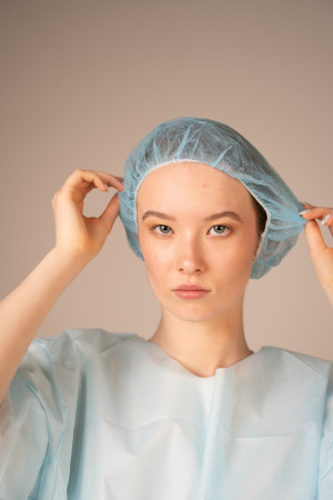 Шапочка-берет, 14г/кв.м (100 шт/уп, 1000 шт/кор)