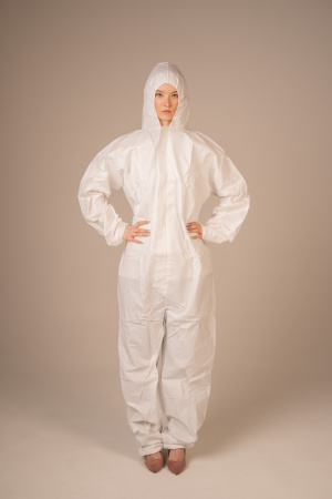 XY55 Комбинезон защитный из ламинированного нетканого материала XXL  50шт/кор)