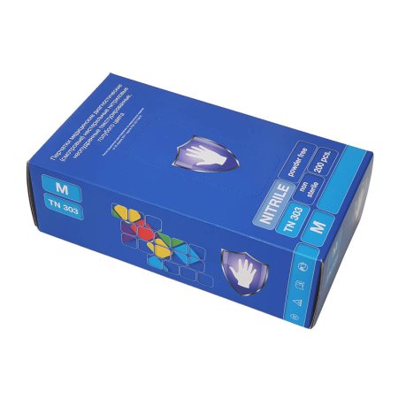 _74294 Перчатки мед.диагн(смотр) нестерил.нитрил.неопудр.текстурир.(200шт/упак; 2000шт/кор)