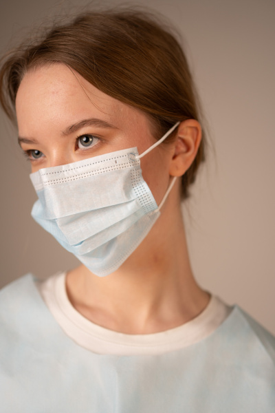 6862 СТЕРИЛ Маска мед. на резинках, 3-х сл. 800 шт./кор.