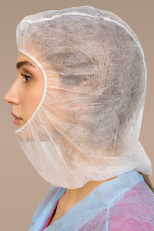 Шапочка-шлем (балаклава), 14 г/м2 (100 шт/уп, 1000 шт/кор)