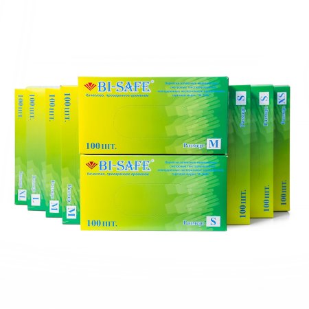 ЛОТ №2 Перчатки латекс. смотровые, Неопудрен. текстурированные