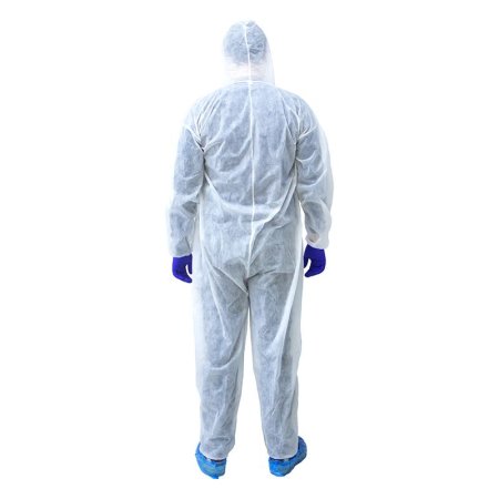 6553В Комбинезон одноразовый Каспер, белый, 30г/м2, р-р XXL (50 шт)