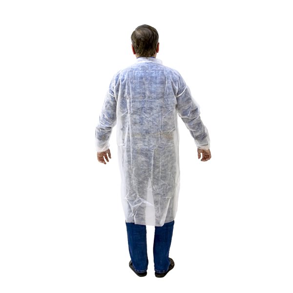 -Халат одноразовый "Визитер" на кнопках, 20 г/м2, XXL (5 шт/уп; 50 шт/кор)