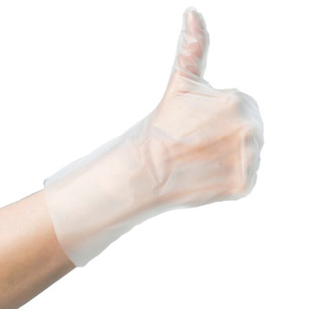 _7080 Перчатки TPE прозрачные, Albens (100 шт./уп.)