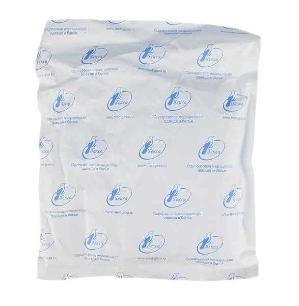 6814 НЕстерил халат хирург «евростандарт» пл.25, 140 см, р.52-54 (50 шт/кор)