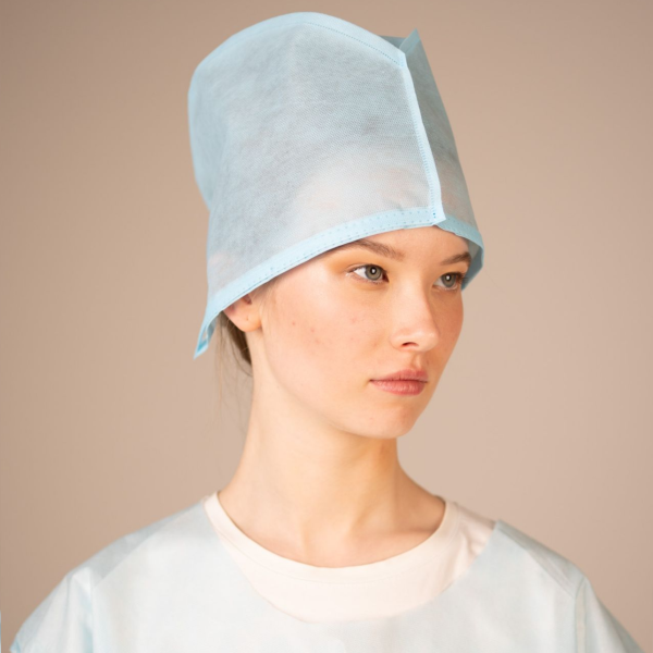 6803 Шапочка-колпак, пл. 42 гр, 18 см (25 шт/уп, 800 шт/кор)