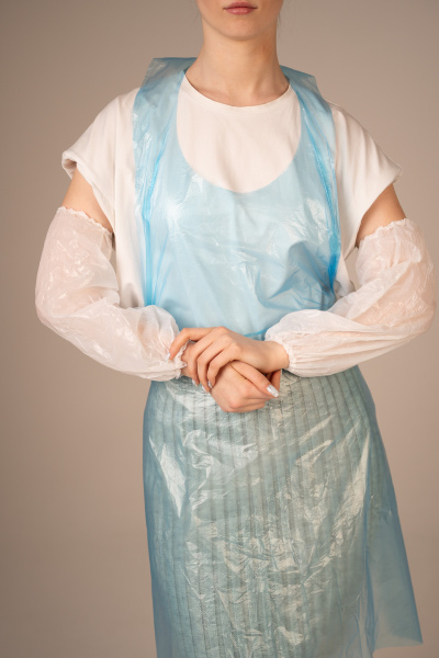 ОГ Нарукавники полиэтил., 20*40 см, цельн. резинка (стандарт) (50 пар/уп, 1000 пар/кор) (6206, белый)