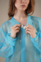Халат медицинский на ЛИПУЧКАХ, 30 г/м2, XXL (50 шт/кор)