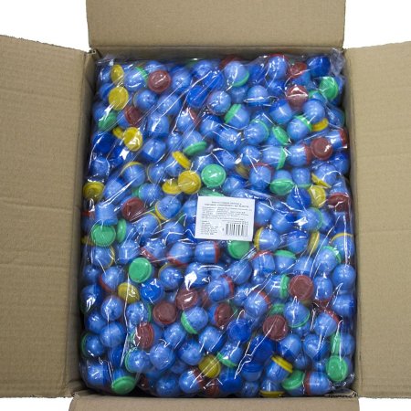 Синие бахилы с двойной резинкой