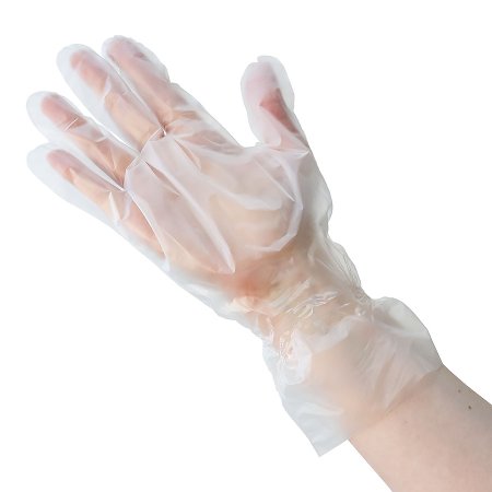 7080W Перчатки TPE прозрачные, Albens (100 шт./уп.,2000 шт./кор.)