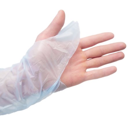 Фартук-халат из хлорполиэтилена, голубой