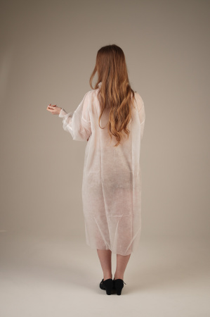 Халат медицинский на КНОПКАХ, 30 г/м2, XXL (10 шт/уп; 50 шт/кор)