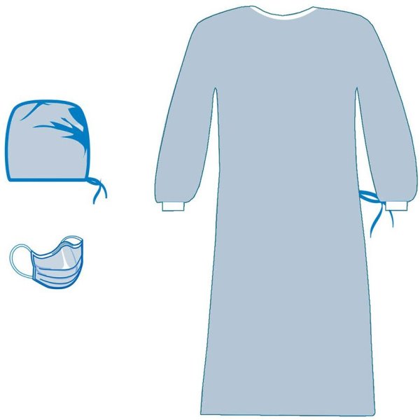 6909 Хирургический комплект КХ-04, стерильн (28 шт/кор)