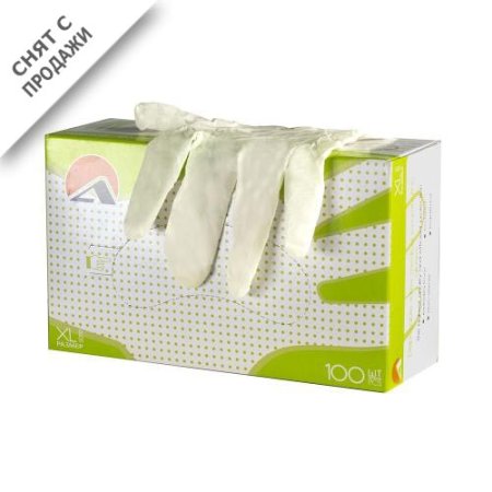 _7004 Перчатки смотр. латекс. нестер.опудрен.текстур.натур. (100 шт./уп.)