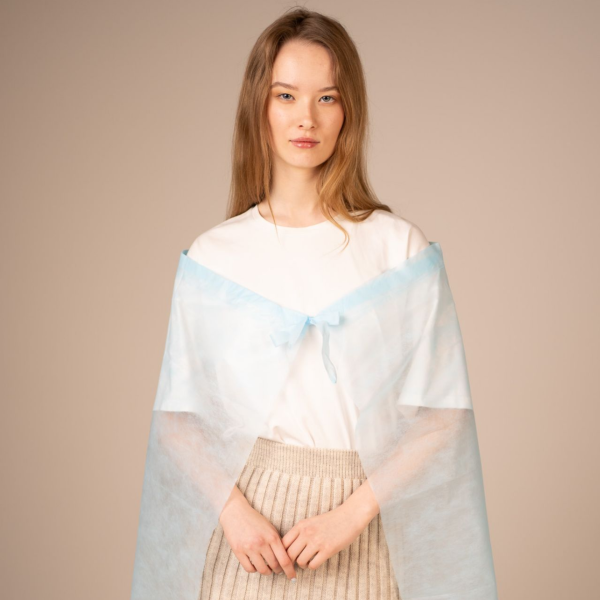 6887 Накидка для пациента на кулиске 110*70 см пл 20 (10 шт/уп, 250 шт/кор)