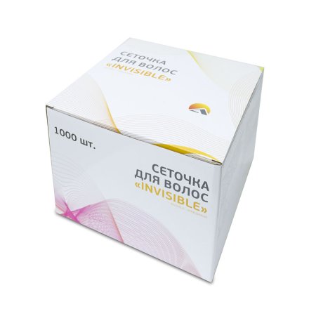 _6744 Сеточки для волос "Invisible" 22'', черный, (100 шт/уп, 10 000 шт/кор.)