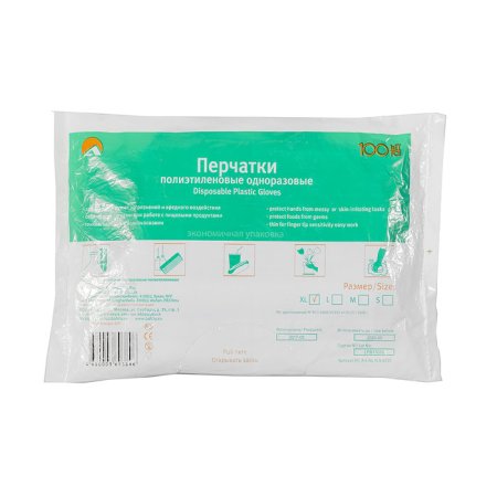 _6309 Перчатки полиэт. текст. (L-XL,M-L,L,XL) (100 шт/уп, 10000 шт/кор)