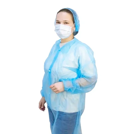 6515 Халат мед д/п на кноп, неткан,30г, XXL (50 шт/кор)