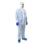 6552В Комбинезон одноразовый Каспер, белый, 30г/м2, р-р XL (50 шт)