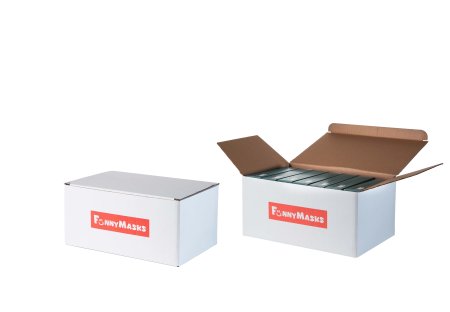 3091 Маска одноразовая барьерная в коробочках (50 шт/упак.)