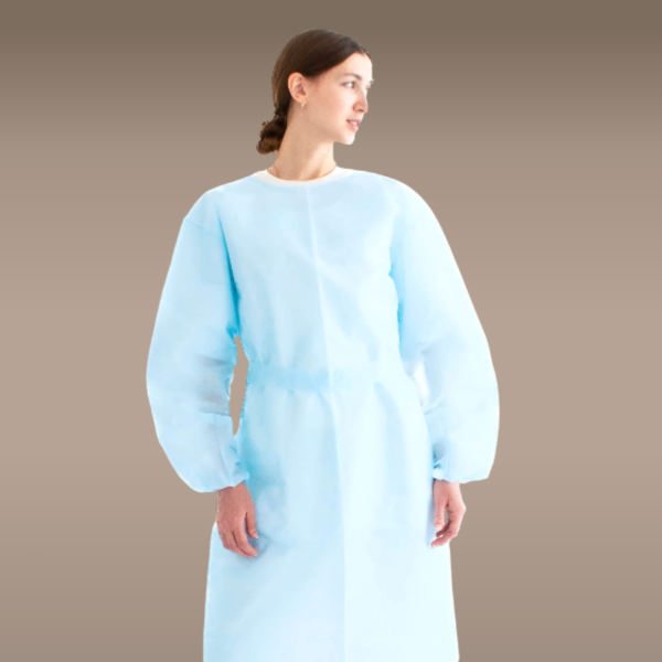 6809/1 Стерил халат хирург., рукав на резинке, пл.42, 110 cм (35 шт./кор.)