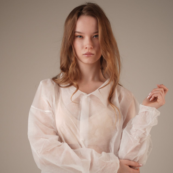 Халат медицинский на КНОПКАХ, 20 г/м2, XXL (10 шт/уп; 50 шт/кор)