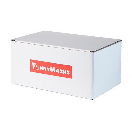 ФМ1-08 Маска многоразовая из ткани, черный, хлопок (40 шт/кор)