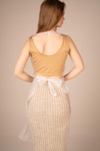 ПЭ фартуки одноразовые (9 мкм) 70*110 см (не медиц), Albens (100 шт/уп, 1000 шт/кор) (7204, белый)