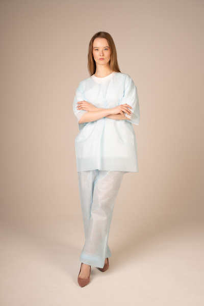 6912 Костюм хирургический (рубашка и брюки), нестерил р-р 52-54 (45 шт/кор)