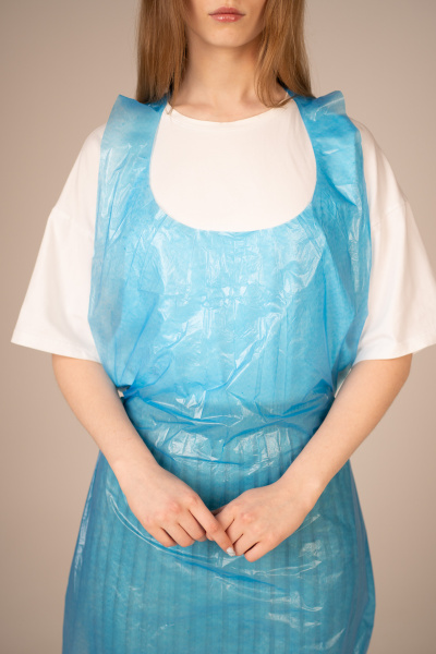 Фартук полиэтил., 75*130 см (Стандарт 20 мкм) (100 шт/уп, 1000 шт/кор)