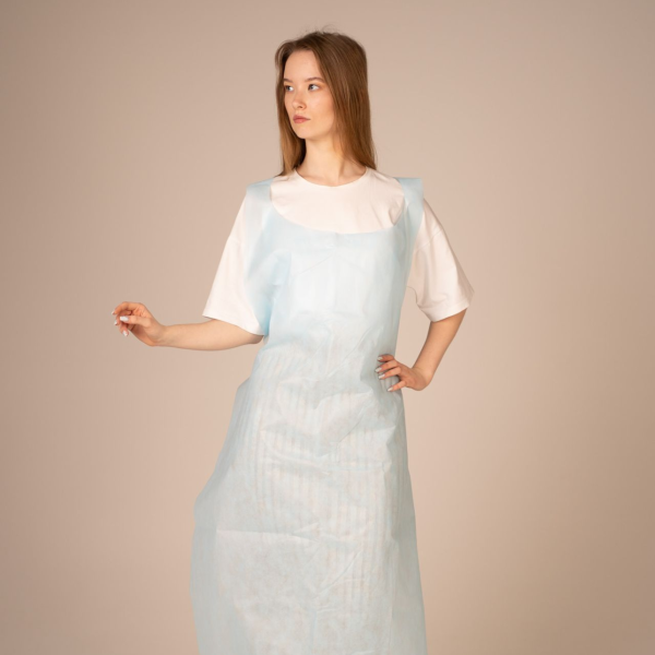 6835 СТЕРИЛ Фартук ламинированный 140 см., пл.40 (140 шт/кор)