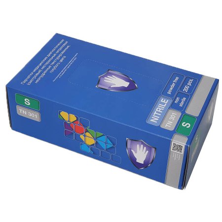 _74293 Перчатки мед.диагн.(смотр) нестерил.нитрил.неопудр.текстурир. (200шт/упак; 2000шт/кор)