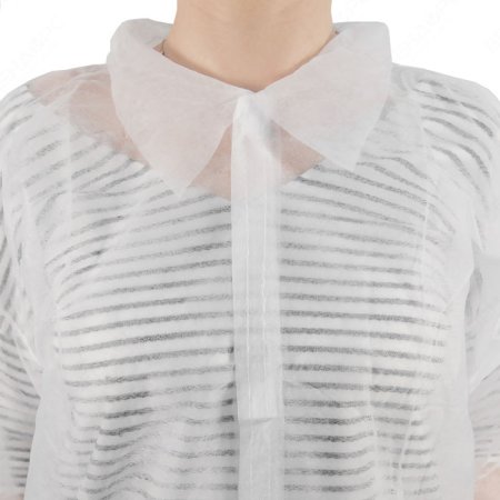 Халат  нетканый (на "липучках"), 30 гр./м2, белый, XL