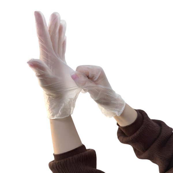 7072 Перчатки виниловые, неопудр., гладкие, прозрачные  (100 шт./уп.)