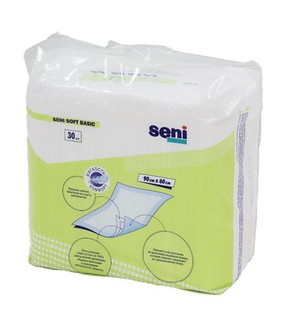 Пеленка впитывающая ECO, 90х60 см