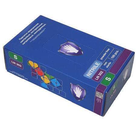 _74297 Перчатки мед.диагност(смотр) нестерил.нитрил.неопудр.текстурир. (100шт/упак; 1000шт/кор)