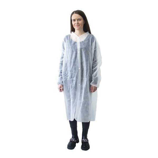 _B - Халат одноразовый "Визитер" на кнопках, 20 г/м2, XXL (50 шт/кор)