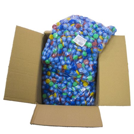 Синие бахилы с двойной резинкой