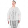 Халат  нетканый (на "липучках"), 30 гр./м2, белый, XL