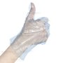 6308 Перчатки полиэт. голубые, текст.  L