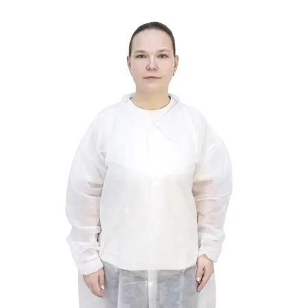_Халат мед д/п на кноп, неткан, 30 г/м2, XL (50 шт/кор)