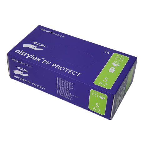_74202 Перчатки диагностические Nitrylex PF Protect нитрил неопудренные (200 шт/упак;2000 шт/кор)