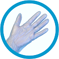 Перчатки виниловые и ТПЭ
