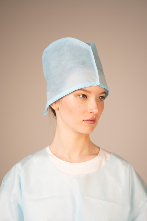 6803 Шапочка-колпак, пл. 42 гр, 18 см (25 шт/уп, 800 шт/кор)