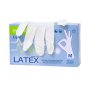 7032 Перчатки латексные мед смотровые неопудр, нестерильные (100 шт/уп, 1000 шт/кор