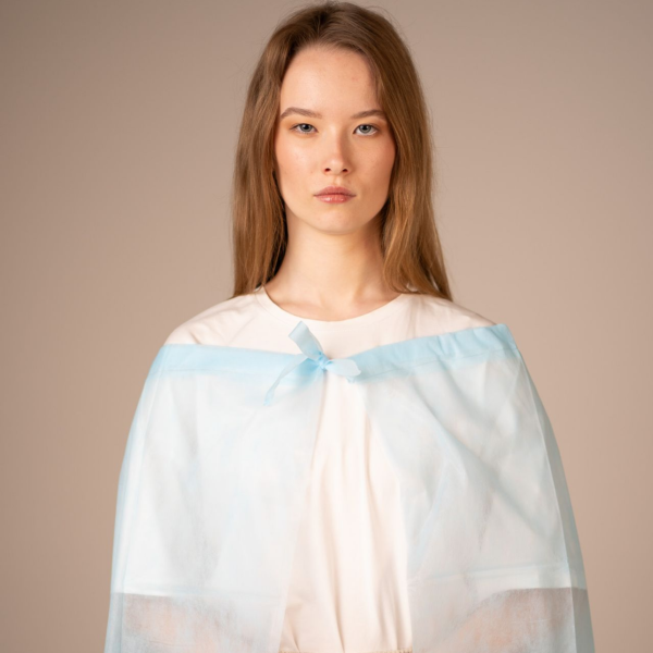 6889 Накидка для пациента на кулиске 160*110 см пл 20 (5 шт/уп, 150 шт/кор)