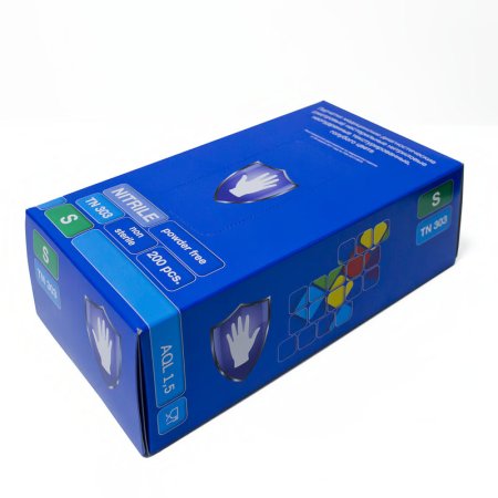 72271 Перчатки медиц. диагност.(смотр) нестер. нитрил. неопудр. текстурир. (200шт/упак; 2000 шт/кор)