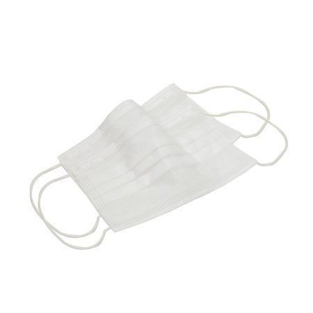 _Маски 3-х слой., на резинках, белые, 50шт/уп