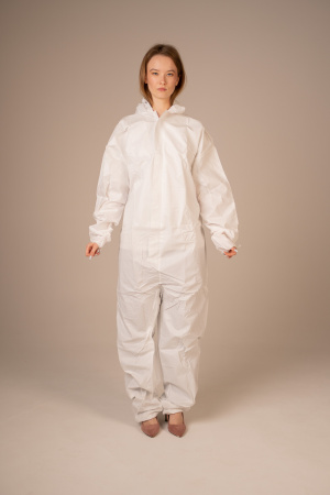 XY55 Комбинезон защитный из ламинированного нетканого материала XXL  50шт/кор)